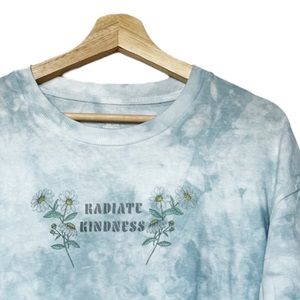 Radiate Kindness NWOT Graphic‎ Tie Dye Tee